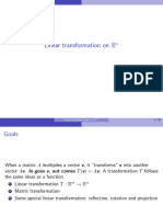 Linear Transformation