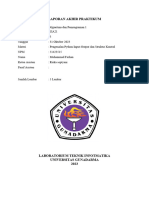 Laporan Akhir Praktikum 3 Farhan