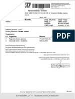 Szeląg Marianna: Pacjent: Data Zlecenia: Adres: Data Ur.: Pesel: Płeć / Wiek