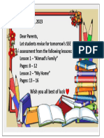 1E Social Studies Assessment Lesson 1 and 2