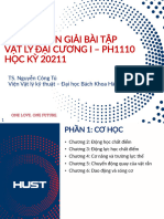 20211 - Huong dan chua bai tap VLDC1 - PH1110 - Phan 1 - Chuyển động và dao động