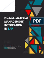 FI – MM (Material Management) integration In SAP