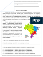 Divisão Administrativa Do Brasil