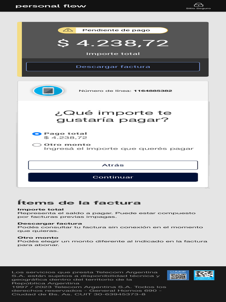 C MO PAGO MI FACTURA PERSONAL visual data 3