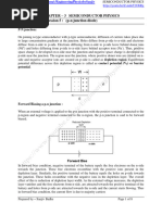 Semiconductor Physics Session 5 (P-N Junction Diode)