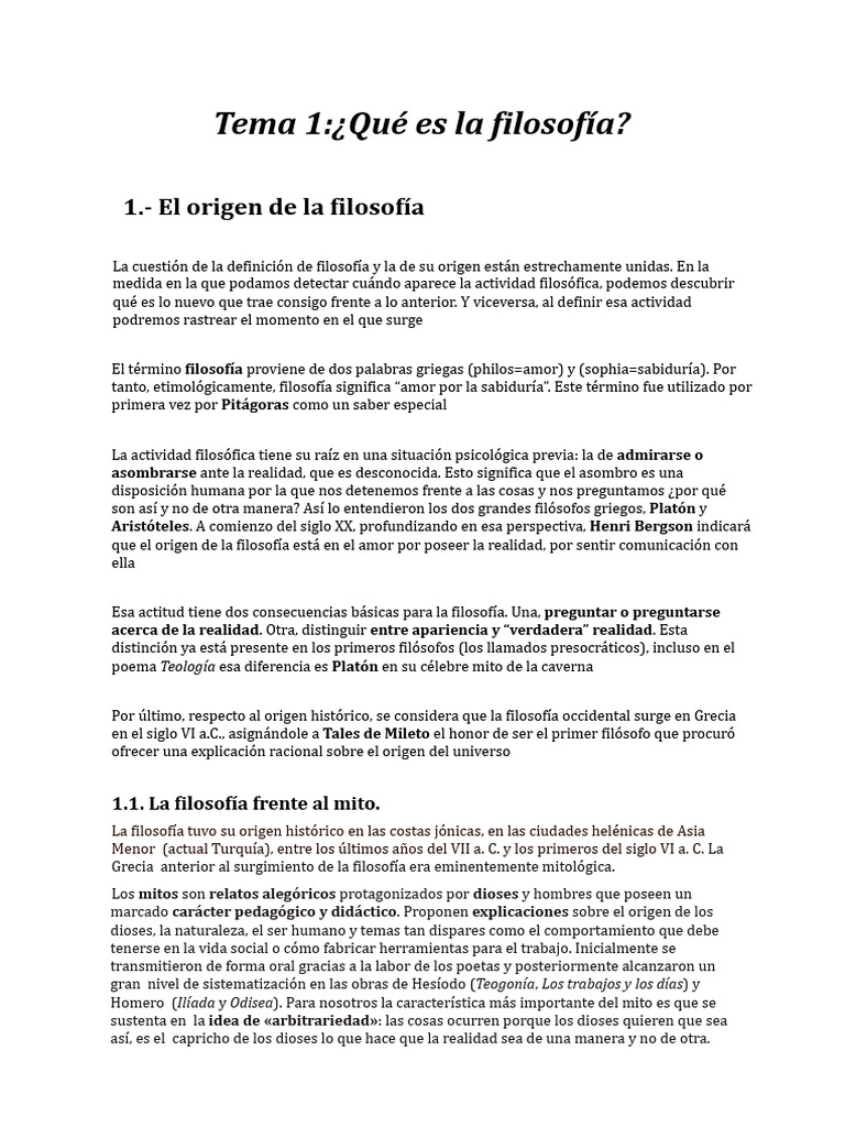 F1-01-Que es filosofia Guía estudio 3-10-2023 | PDF | infierno ...