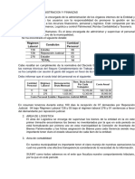 Exposicion de Gerencia de Administracion y Finanzas 100 Dias