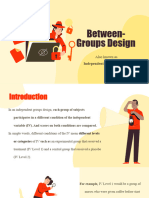 Between Groups Design Exp