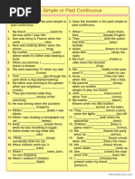 Past Simple or Past Continuous