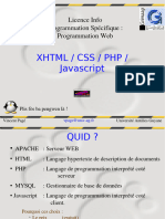 Cours PHP Js HTML Css