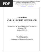 7ME4-23 - Quality Control Lab