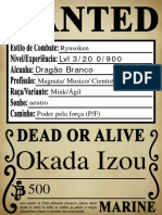 Okada Izou LVL 1 One Piece 1