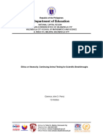 Ethics or Necessity Continuing Animal Testing For Scientific Breakthroughs