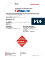 Hoja de Seguridad para Materiales (MSDS)