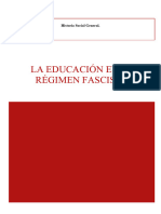 La Educación en El Régimen Fascista