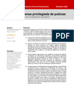 JPC Exencion Responsabilidad Penal Policias Legitima Defensa Privilegiada Rev Par CW 1 1 1