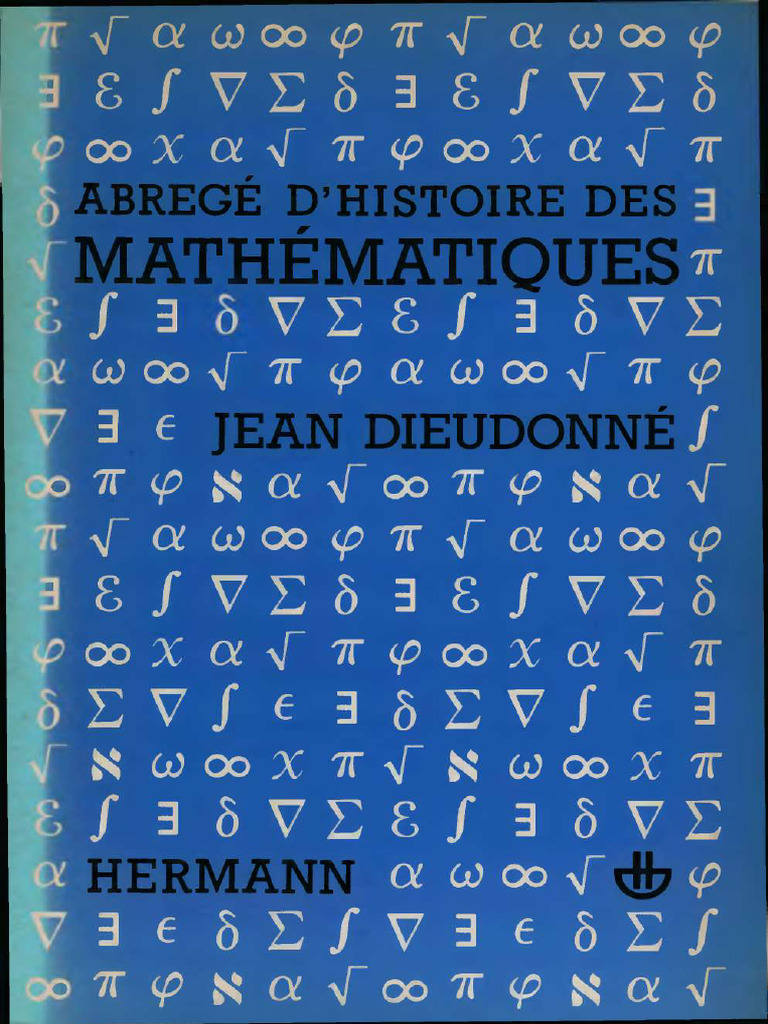 Abrégé D'histoire Des Mathématiques | PDF