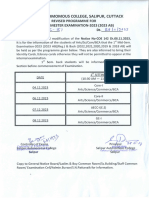 REVISED PROGRAMME of 1st Mid Sem 23 AB