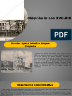 Chișinau Secolul XVII-XIX