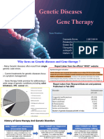 Group 6 - Genetic Diseases and Gene Theraphy - PPT