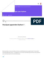 2pourquoi Apprendre Python - Démarrez Votre Projet Avec Python - OpenClassrooms