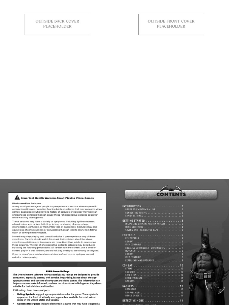 Batman: Arkham Asylum (Original Video Game Score) - Album by Nick Arundel