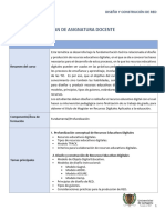 Plan de Asignatura DCRED