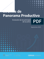Informe de Panorama Productivo - Sep.2023