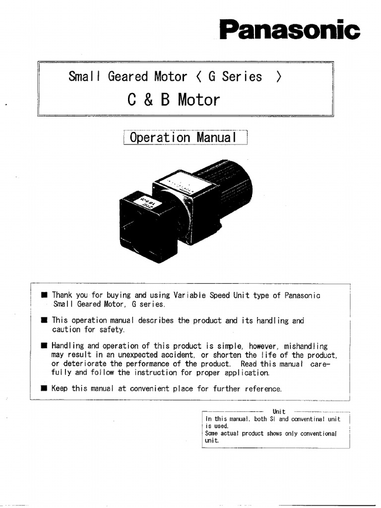 Gseries-CandB Manual e | PDF
