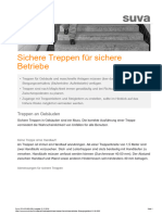 SUVA Sichere Treppen Für Sichere Betriebe