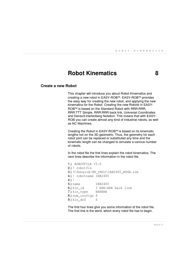 10 EASY ROB Chapter 08 | PDF | Cartesian Coordinate System | Kinematics