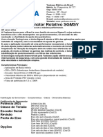 Item # 20, Servomotor Rotativo SGMSV: Potência (ND) Classe de Tensão Encoder Serial Revisão Ponta Do Eixo