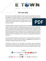 Manual de Imprensa The Town 2023