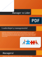 Manager Vs Lider