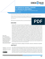 Actualización de Epidemia Por Opioides, y Fentanilo: Consecuencias y Soluciones en Salud Pública