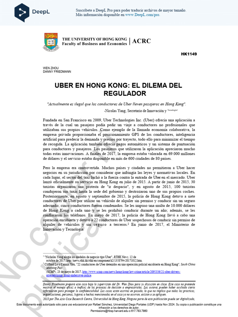 Do They Have Uber In Hong Kong