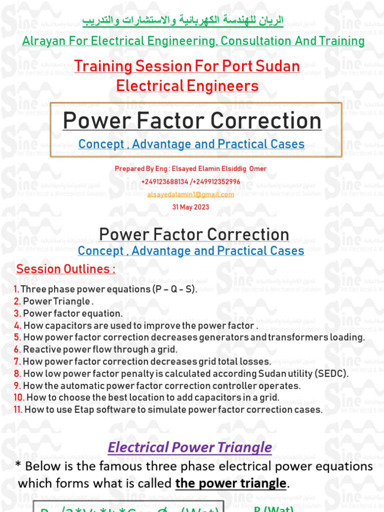 Power Factor Correction PDF Ac Power Materials Science
