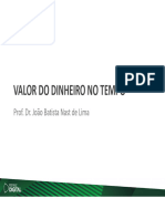 Valor Do Dinheiro No Tempo