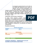 CASO CLINICO Pancreatitis