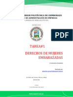 Derecho de Las Mujeres Embarazadas