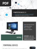 1.5 (PPT) Computer Basics II (Devices and Software)
