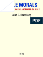 Bible Morals (John E Remsburg)