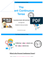 The Present Continuous PDF School