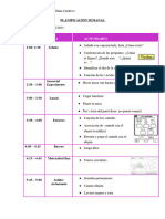 PLANIFICACIÓN 19 de Junio