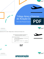 Trafego Aereo e Sistemas de Aviação Civil