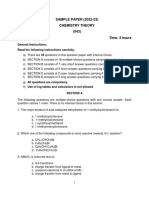 CLASS XII Chemistry-SQP 22-23