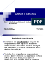 Cálculo Financeiro - Cap 7