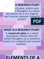 Elements of A Research Design