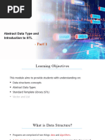 Chapter 1 Abstract Data Type and Introduction To STL (Part 1)