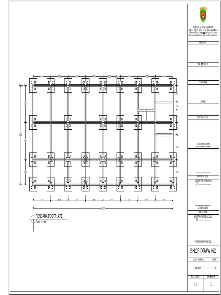 Rencana FOOTPLATE | PDF